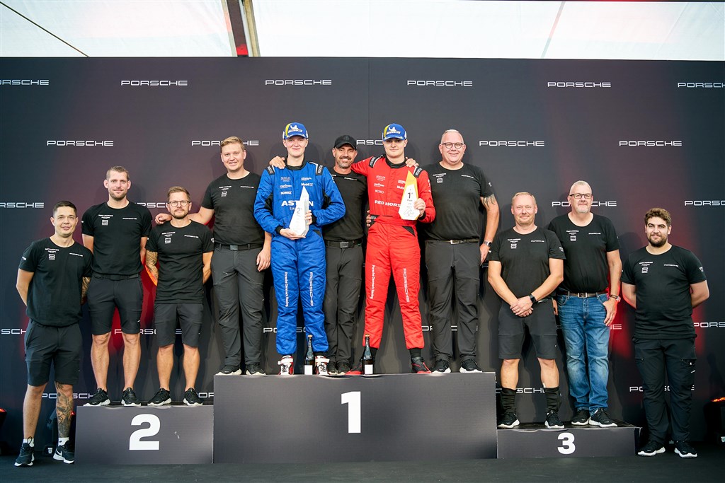 Dansk triumf i Norge: Gustav Krogh sikrede GT4-titel for Porsche Denmark Racing
(Foto: Stump Photo)